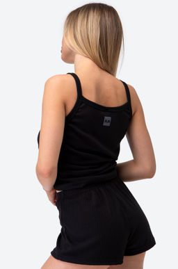 Женская пижама с шортами в рубчик Happyfox