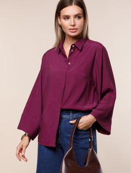 VILATTE / Блузка из лиоцелла с вискозой