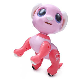 Робот собака радиоуправляемый Питомец WOOW TOYS, на пульте управления, интерактивный: звук, свет, танцующий, на аккумуляторе, розовый - IQ BOT фото 11