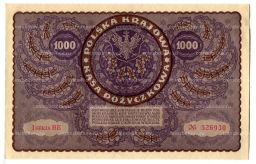 1000 марок 1919 года Польша