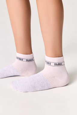 Цена за 2 пары Conte-kids ACTIVE (короткие) св.розовый-серый