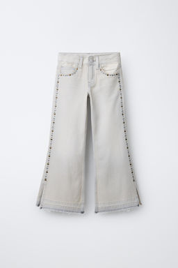 JEANS BOOTCUT TACHAS / Gris - Zara фото 2
