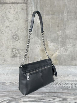 Женская кожаная сумка через плечо 8722-9 Д.Грей - Sergio valentini фото 2