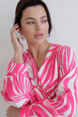 Martichelli Платье бело-розовое фото 2