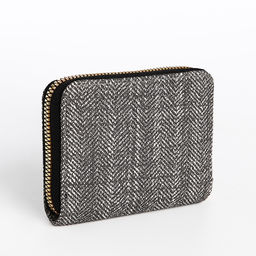 Кошелёк на молнии Сердечко, чёрный