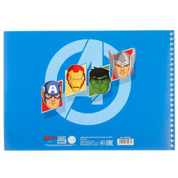 Альбом для рисования А4, 40 листов 100 г/м, на гребне, Мстители - Marvel фото 3