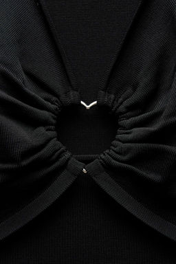 KNIT DRESS WITH OPEN BACK AND HEART APPLIQUE - Zara фото 8