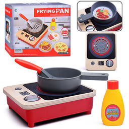 Бытовая техника "Плита со сковородкой" а аксессуарами, в коробке