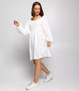 Платье #БШ2044, белый