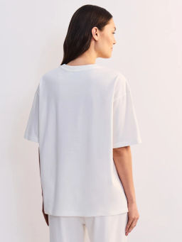 Футболка оверсайз из хлопка ZR2605013413-2 / Zarina