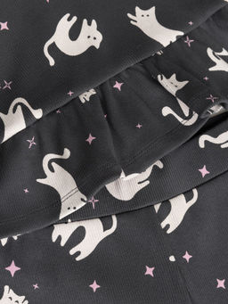 ACOOLA / Комплект детский для девочек ((1)джемпер и (2)брюки) Talita графитовый  фото 4