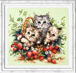 Набор для вышивания ЧУДЕСНАЯ ИГЛА арт.58-12 Милые создания 35х31 см