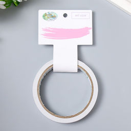 Цена за 2 шт. Двусторонняя клейкая лента 10 м «Арт Узор. Простота» бумага, ширина 1.2 см