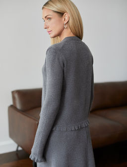 Кардиган из пряжи с кашемиром - Vilatte фото 5