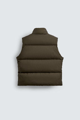 100% FEATHER PUFFER GILET - Zara фото 8