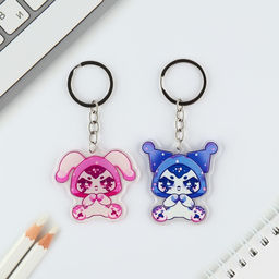Брелок для ключей «Милашки» парный набор, 2 шт.