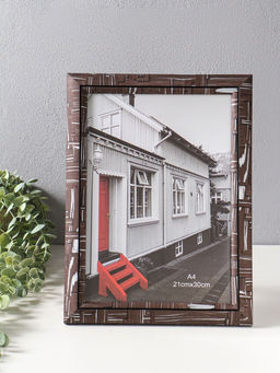 Фоторамка пластик формат А4 см "Моррис" тёмно-коричневый 29,8х25х2 см