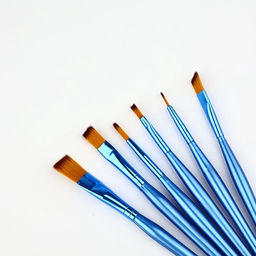 Кисть для рисования, набор синтетика плоские, 6 шт. № 1,2,3,4,5,6 «Ван Гог»