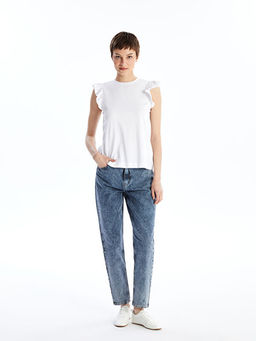 Mom Fit Kad?n Jean Pantolon