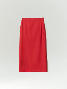 ЕМКА / Юбка-карандаш миди из вискозы и шерсти - Emka фото 6