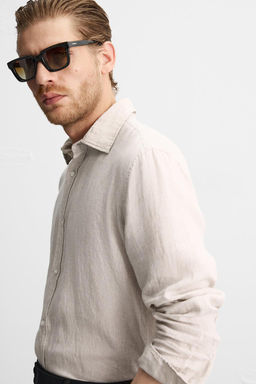 100% LINEN SHIRT - Zara фото 30