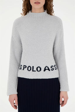 Женский свитер из каменного меланжа - U.s. polo assn фото 6