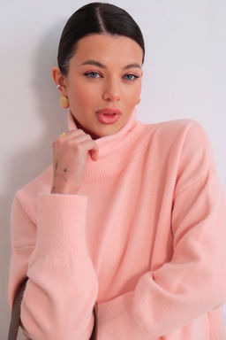 Martichelli Свитер персиковый с горлом фото 7