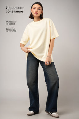 Женская футболка оверсайз Happyfox  фото 15