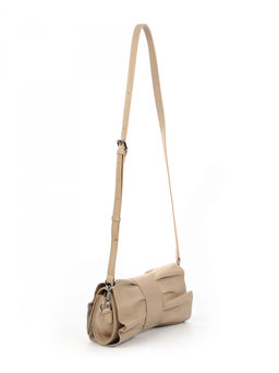 LACCOMA сумка АУ4725-П-бежевый натуральная кожа хлопок