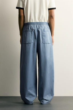 PANTAL?N CARGO RELAXED FIT / Azul vigor? - Zara фото 3