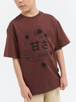 Футболка оверсайз Шоколад с принтом 7+ - Bungly фото 5