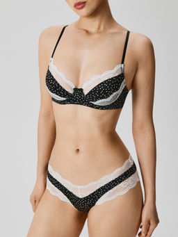Infinity / Трусы жен Tina черно-белый - Infinity Lingerie фото 2