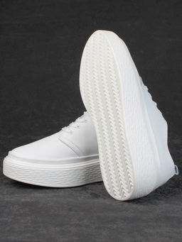 05-PDF88-1 WHITE Кроссовки женские (натуральная кожа)