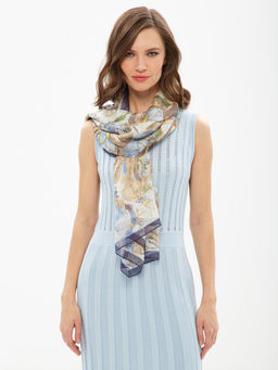 Палантин жен. виск+шелк 125х180 LG34-014-10