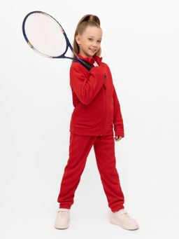 Костюм детский флисовый красный 762(ш) (110, 60)