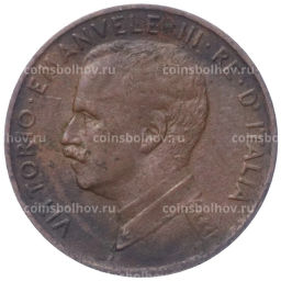 Монета 1 чентезимо 1915 года Италия