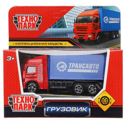 . Машина "Грузовик" 10,5 см, металл красный, кор. арт.1710I148-R3