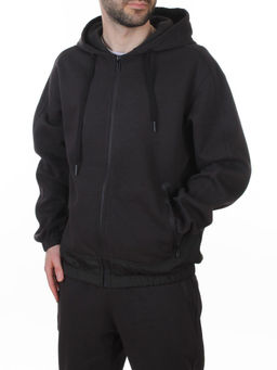 AAL-710 DK. GRAY Костюм спортивный мужской (85% хлопок, 15% полиэстер)