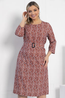 Платье Эпоха моды (терракотовое) П12759-25М