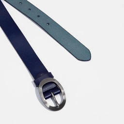 Ремень, ширина 3 см, винт, пряжка металл, цвет синий - Simaland фото 2