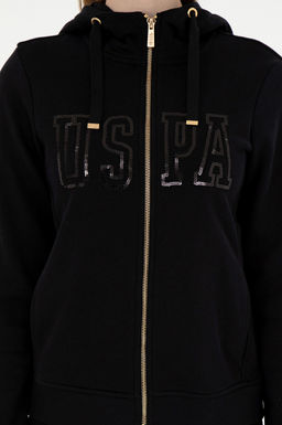 Kad_n Siyah Basic Sweatshirt Sepette S_rpriz _ndirim - U.s. polo assn фото 7