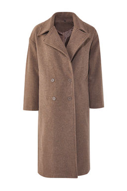 Vizon Oversize Genis Kesim Uzun Yunlu Kase Kaban TWOAW21KB0038