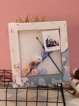 Картина по номерам на подрамнике Draw Me! Volcano, (20*20 см)