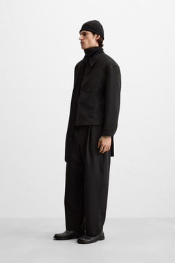 RELAXED FIT PLEATED TROUSERS - Zara фото 4