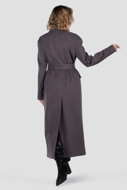 01-12174 Пальто женское демисезонное (пояс) - El podio фото 6