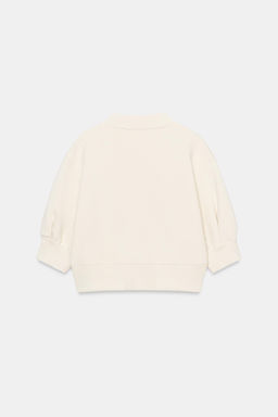 SUDADERA CROP VOLUMEN / Crudo - Zara фото 5