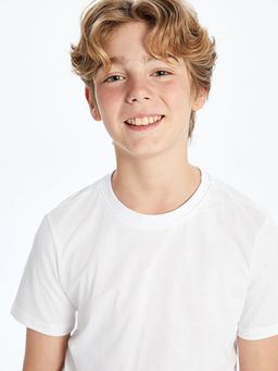 Bisiklet Yaka Erkek ?ocuk Ti??rt