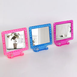 Зеркало настольное - подвесное, с рамкой под фотографию, зеркальная поверхность 11 9 см, цвет МИКС - Queen fair фото 2