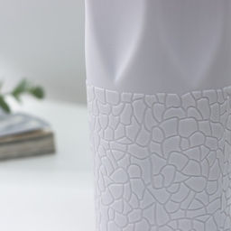 Ваза для цветов, пластик, 7×7×20.8 см, зелёная