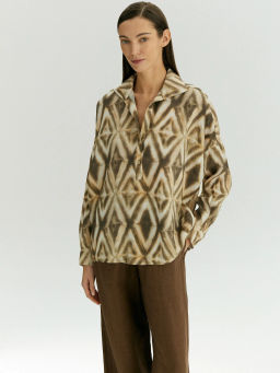 EMKA / Блузка из модала с принтом  фото 2
